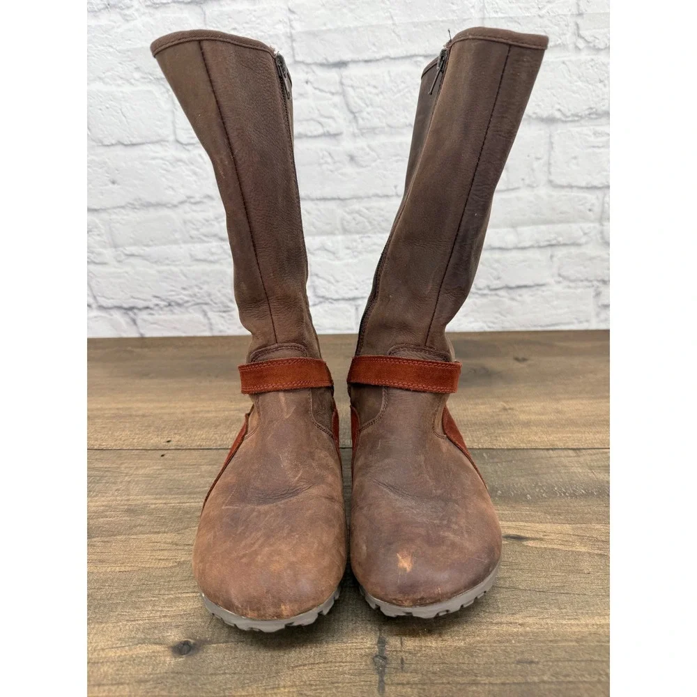 Merrell Haven Autumn Women's Side Zip Suede Leather Waterproof Boots Size 6